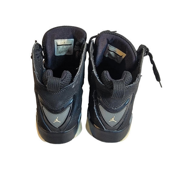 Nike Air Jordan True Flight 343795-010 Black Basketball Shoes Sneakers Boys 7Y - Picture 9 of 11